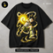 Gon Freecss Adult Form Print - black t-shirt mockup HL-00004