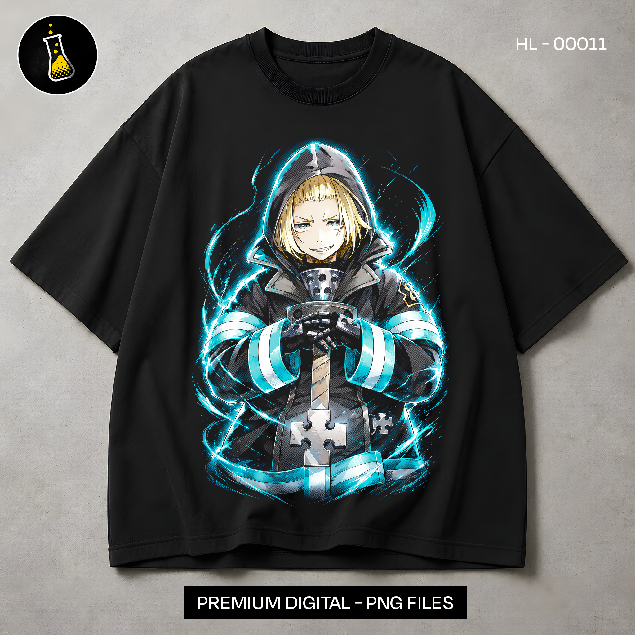 Arthur Boyle Excalibur Knight King Print - black t-shirt mockup HL-00011