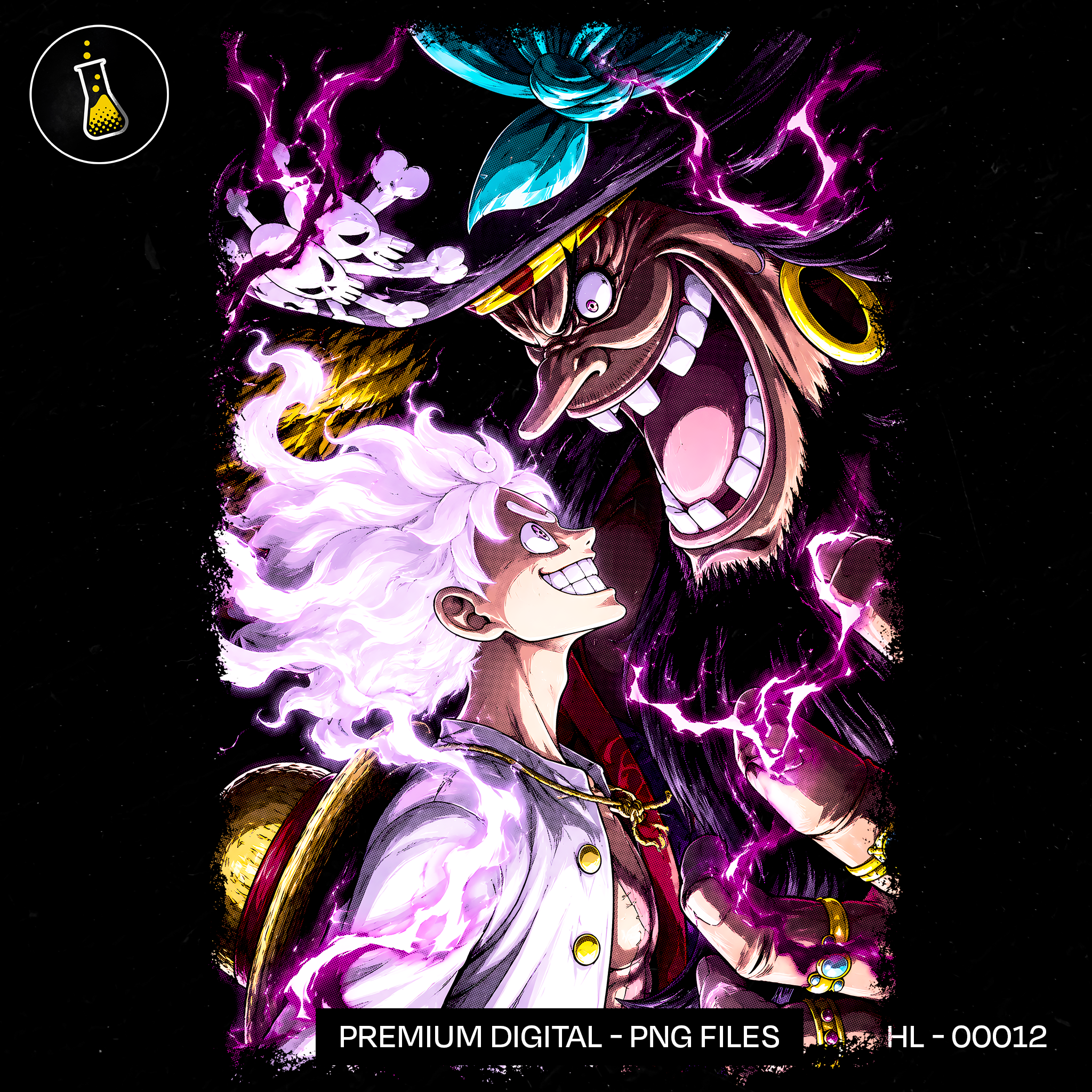 Monkey D. Luffy Gear 5 Sun God Nika Print