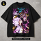 Monkey D. Luffy Gear 5 Sun God Nika Print - black t-shirt mockup HL-00012