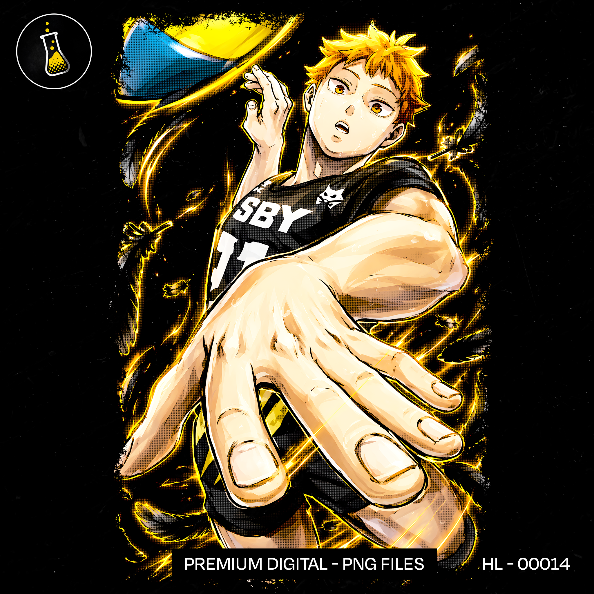 Hinata Shoyo MSBY Black Jackals Print
