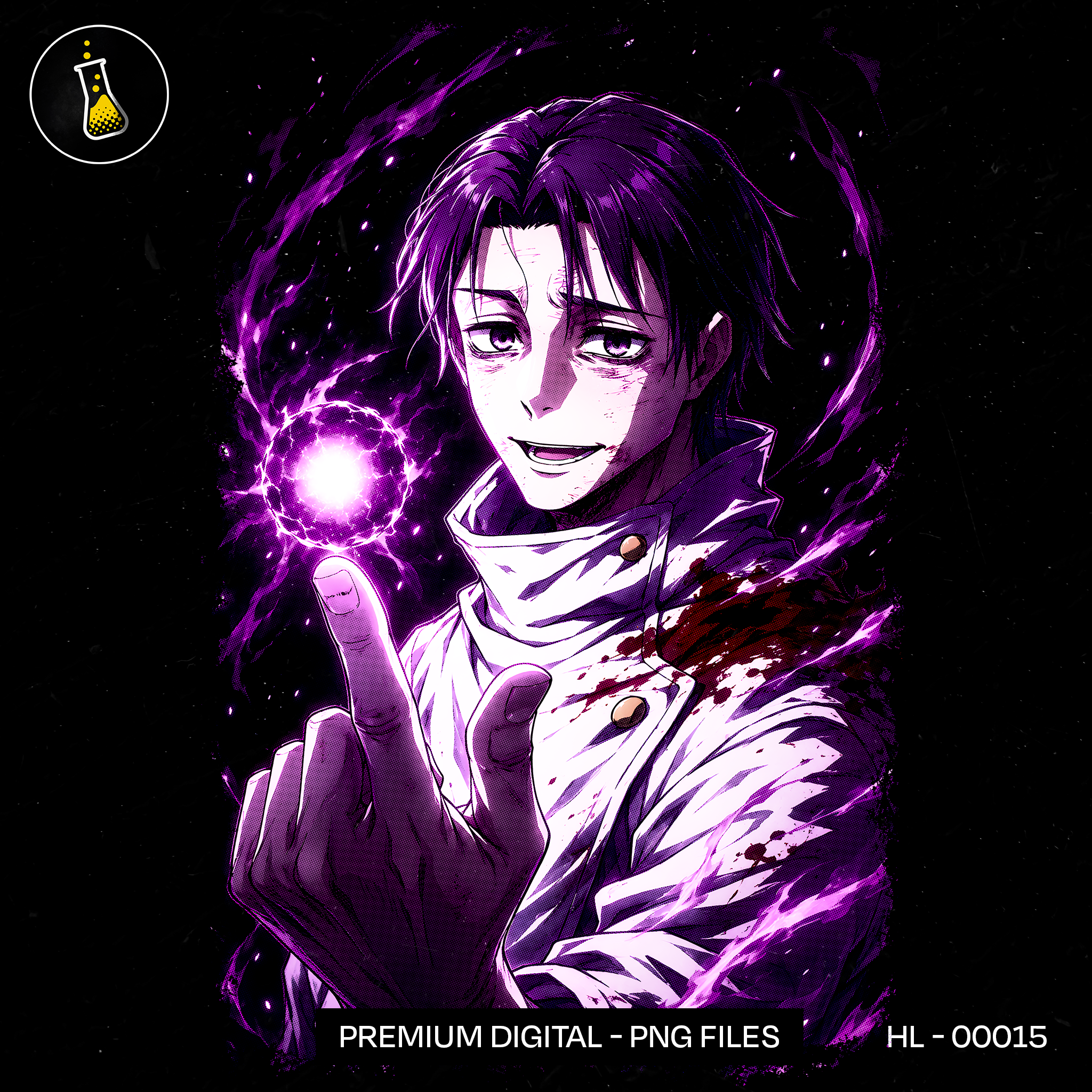 Yuta Okkotsu Cursed Energy Print