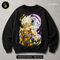 Goku Super Saiyan vs Frieza Namek Print - sweatshirt mockup HL-00020