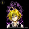 Meliodas Demon King Wrath Sin Print