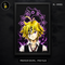 Meliodas Demon King Wrath Sin Print - framed poster mockup HL-00021