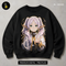 Frieren Elf Mage Portrait Print - sweatshirt mockup HL-00022