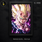 Majin Vegeta Final Explosion Print - framed poster mockup HL-00025