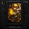 Bakugo Howitzer Impact Cluster Print - framed poster mockup HL-00033