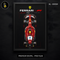 Lewis Hamilton Ferrari F1 Print framed poster mockup