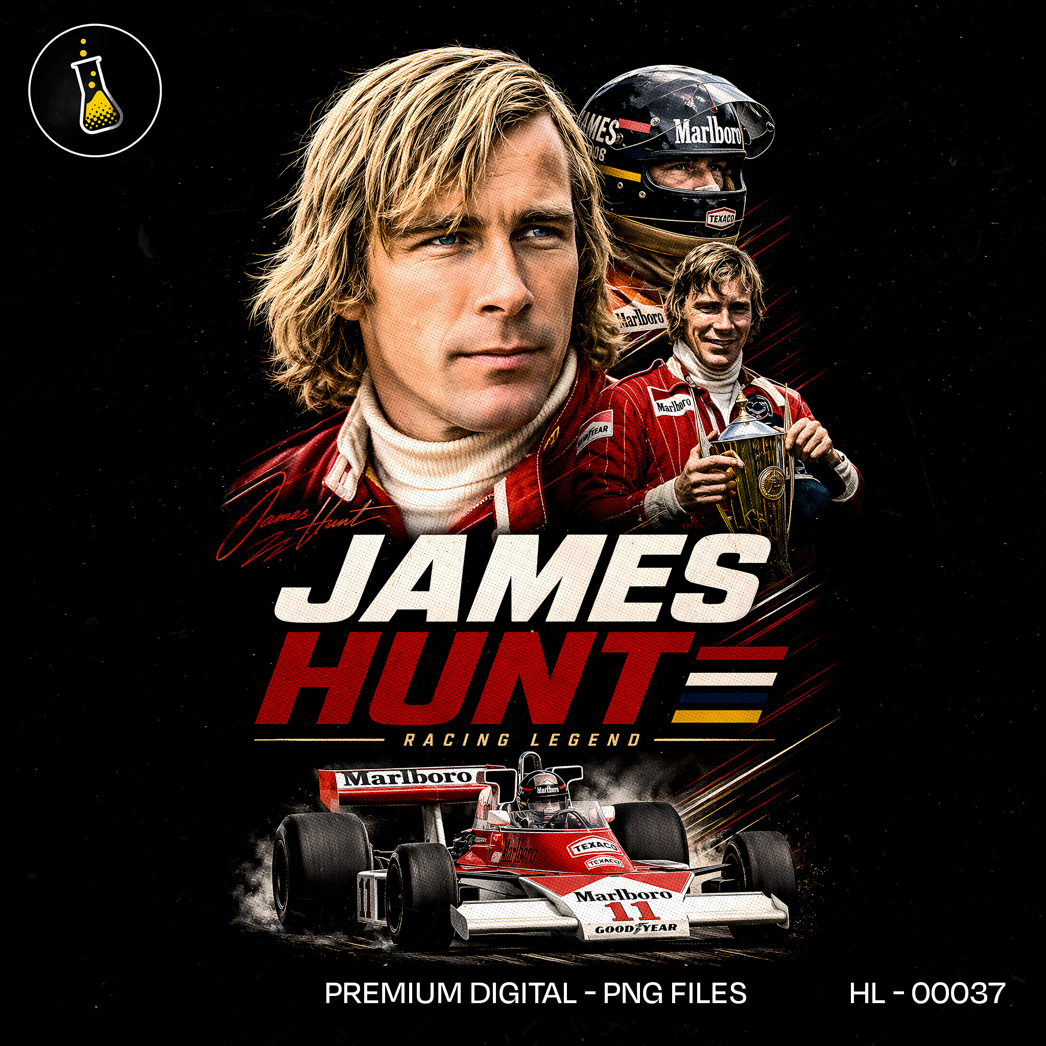 James Hunt McLaren F1 Print