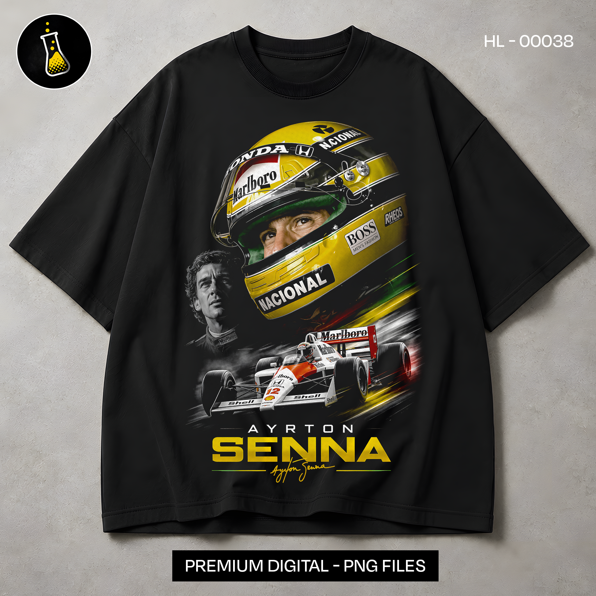 Ayrton Senna McLaren F1 Print