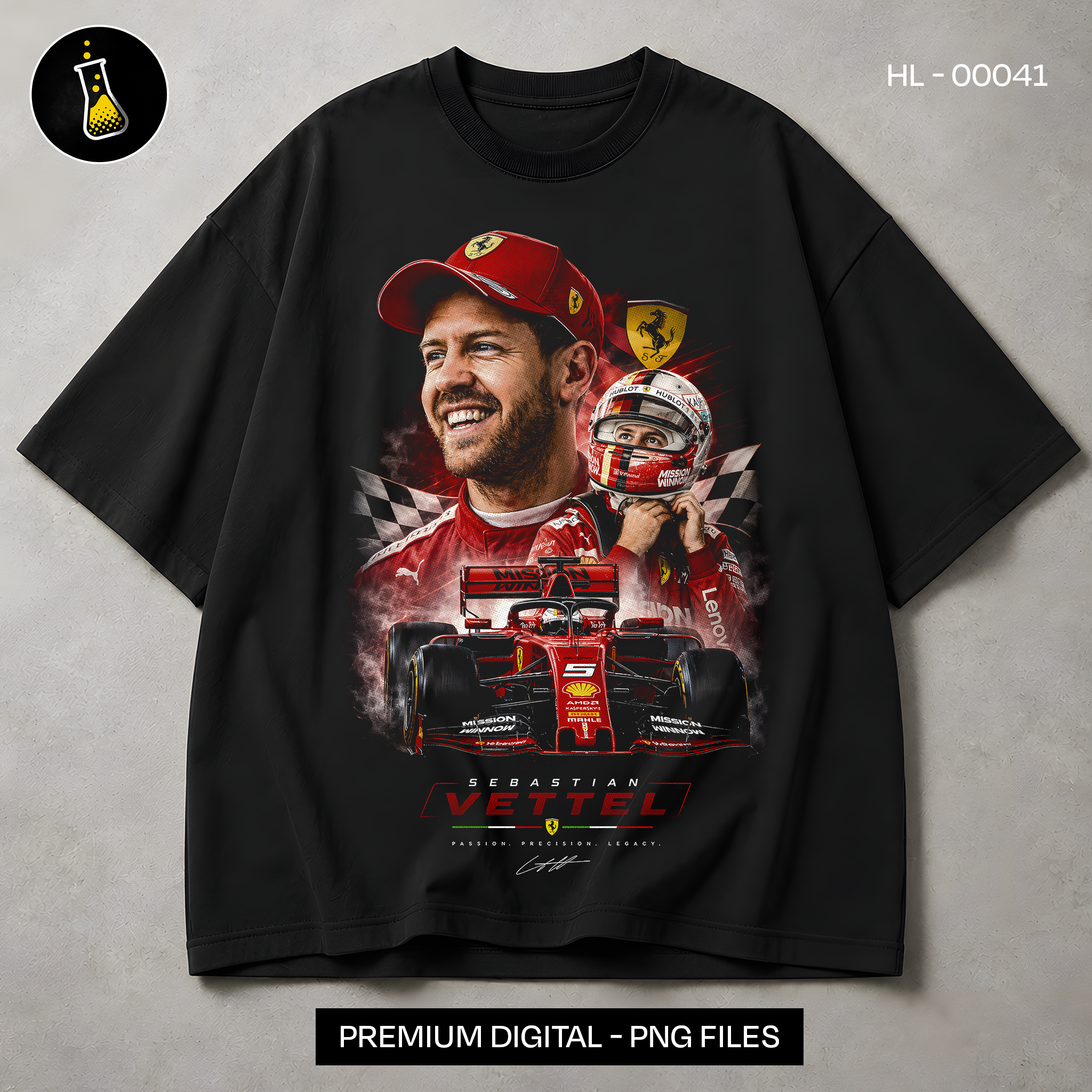 Sebastian Vettel Ferrari F1 Print