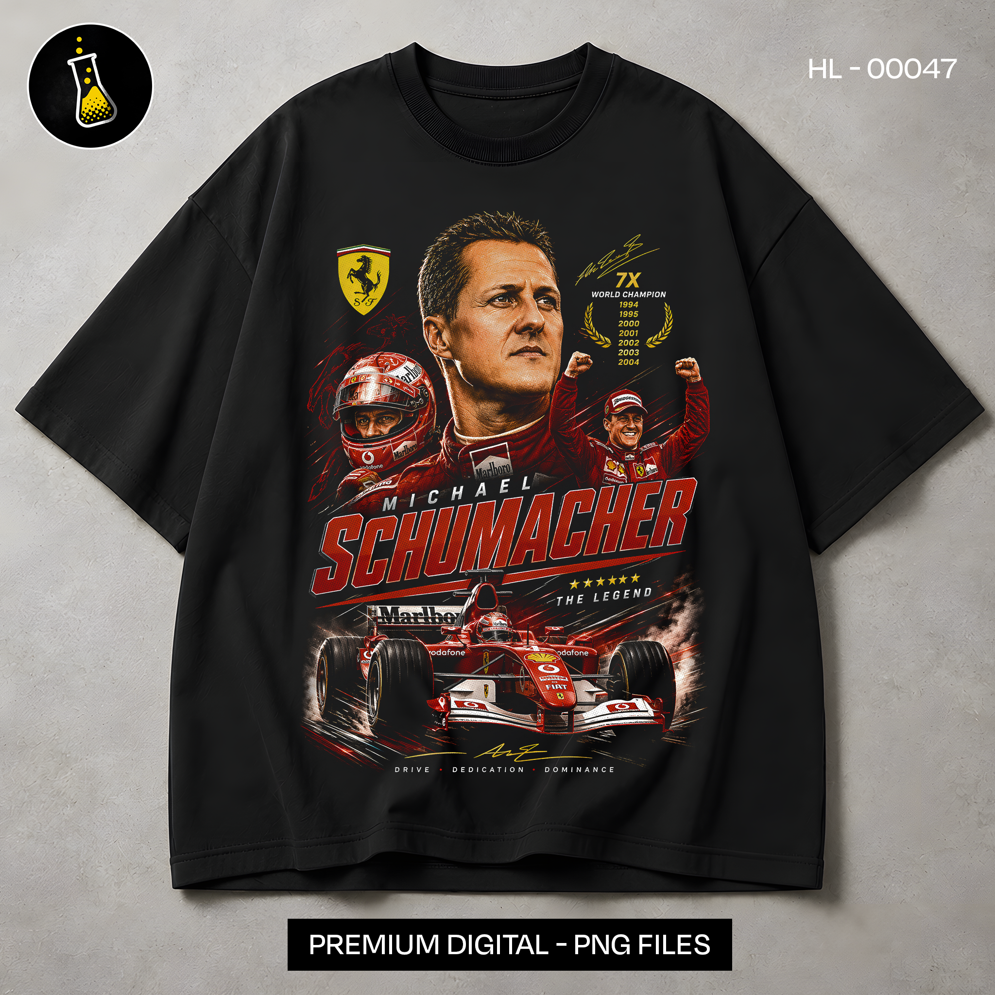 Michael Schumacher Ferrari F1 Legend Print