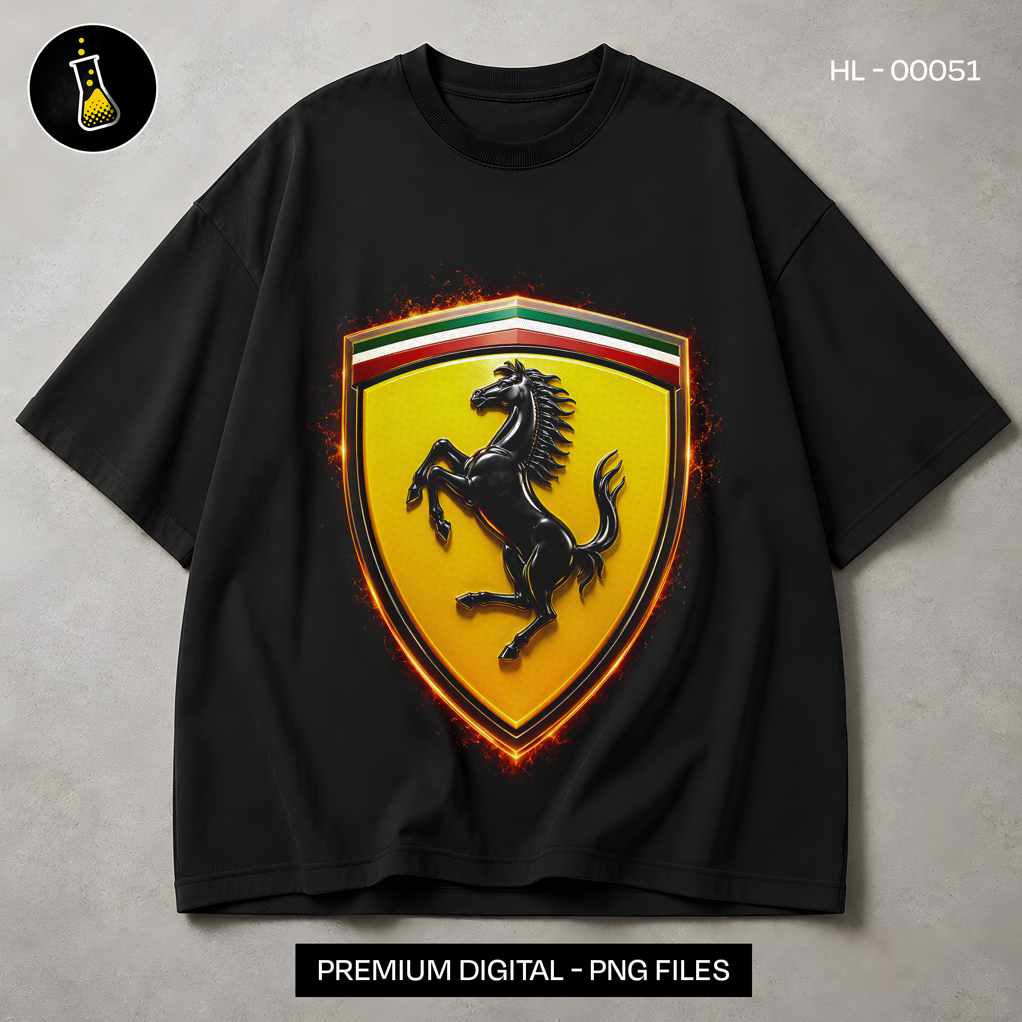 Ferrari Emblem F1 Print