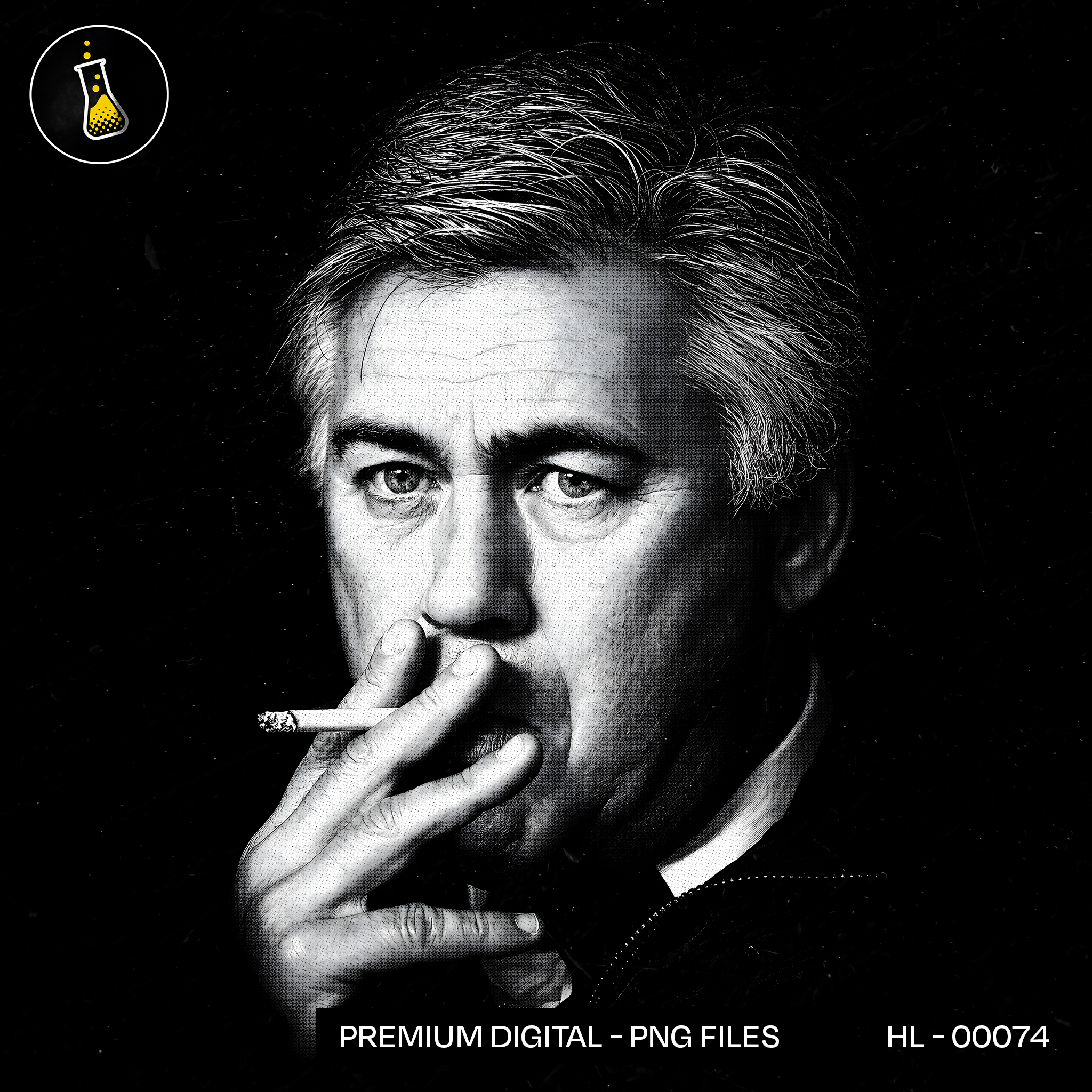 Carlo Ancelotti Coach Print
