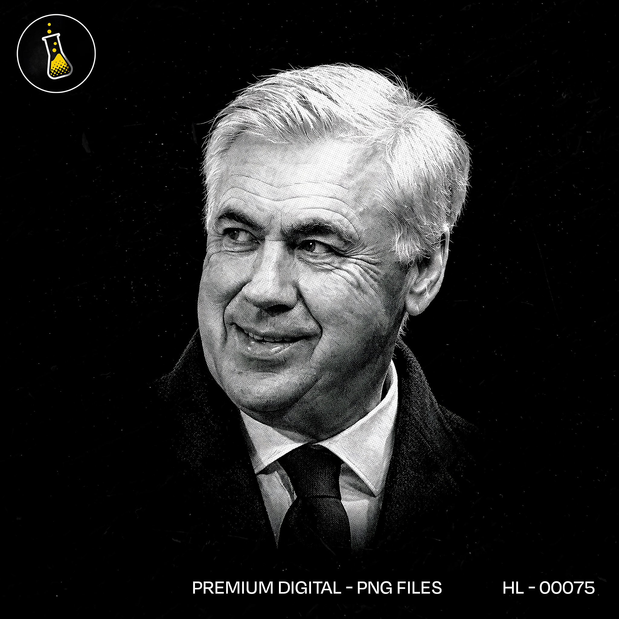 Carlo Ancelotti Coach Print