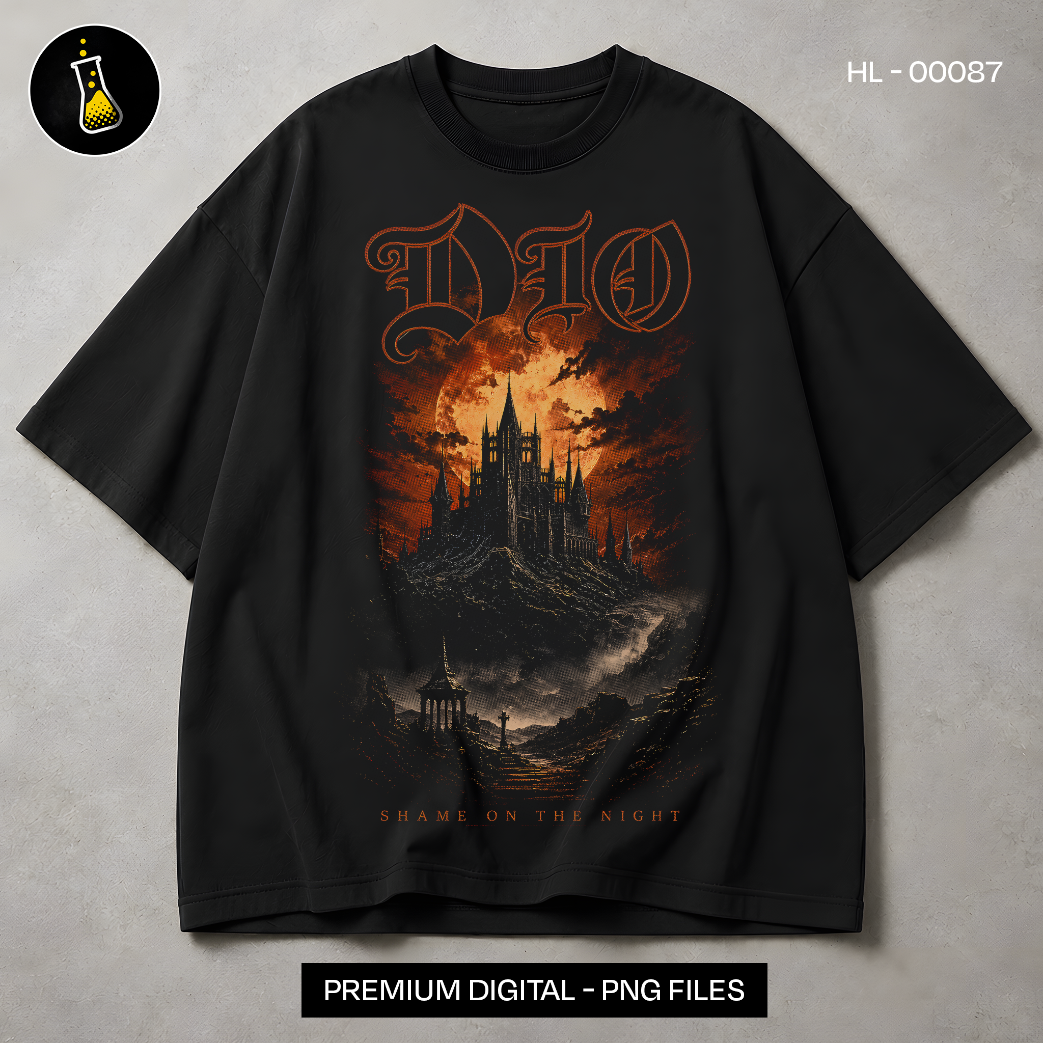 Dio Shame on the Night Rock Print