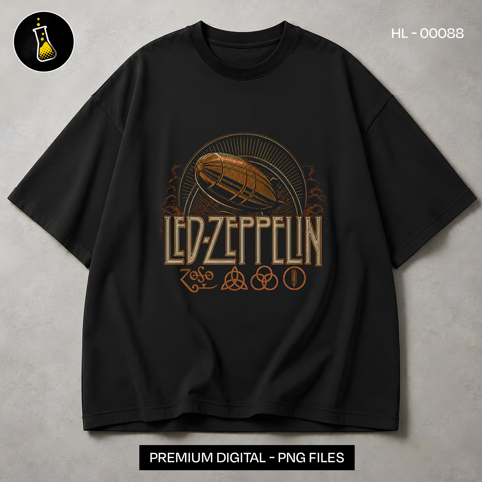 Led Zeppelin Zoso Rock Print