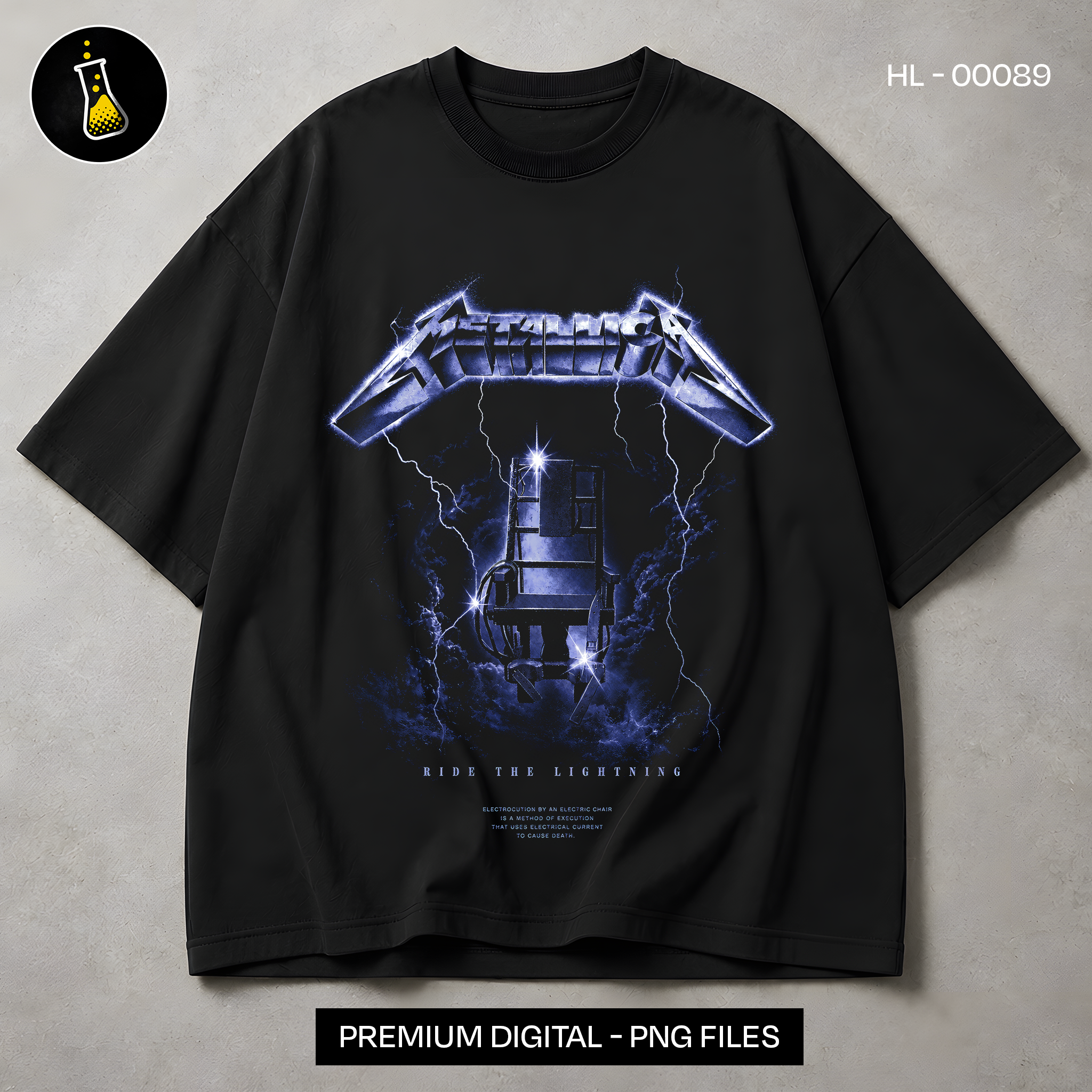 Metallica Ride the Lightning Rock Print