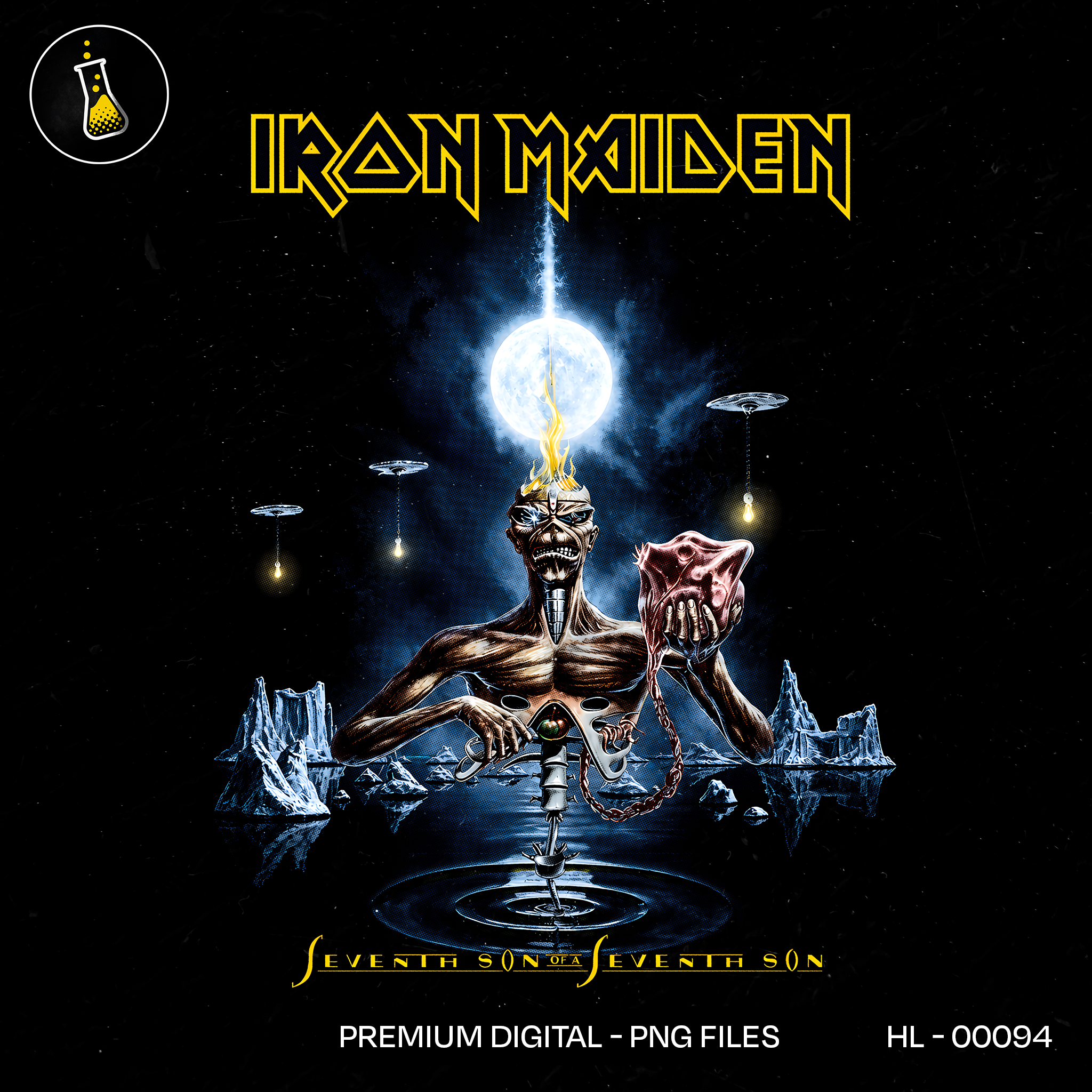 Iron Maiden Seventh Son Rock Print