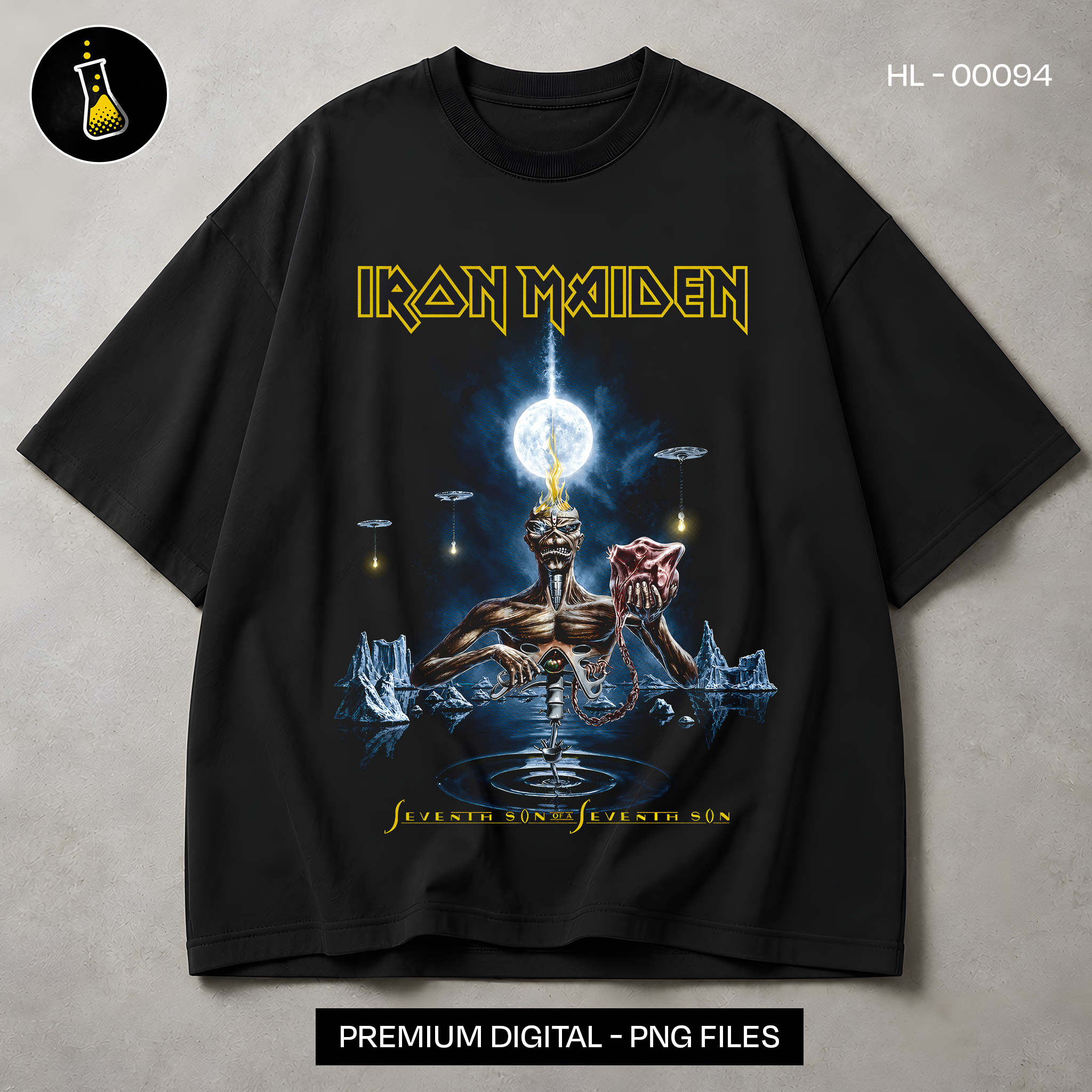 Iron Maiden Seventh Son Rock Print