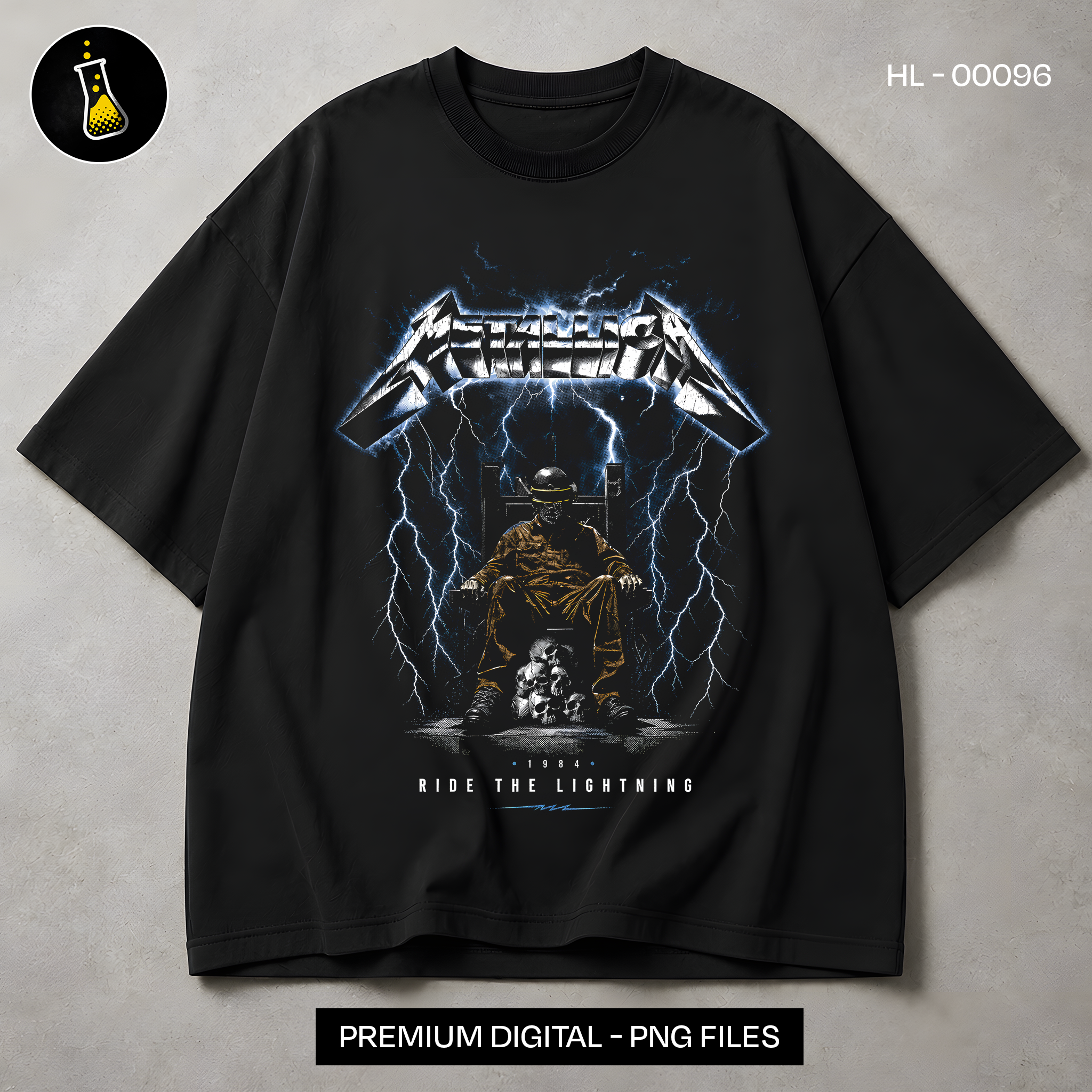Metallica Ride the Lightning 1984 Rock Print