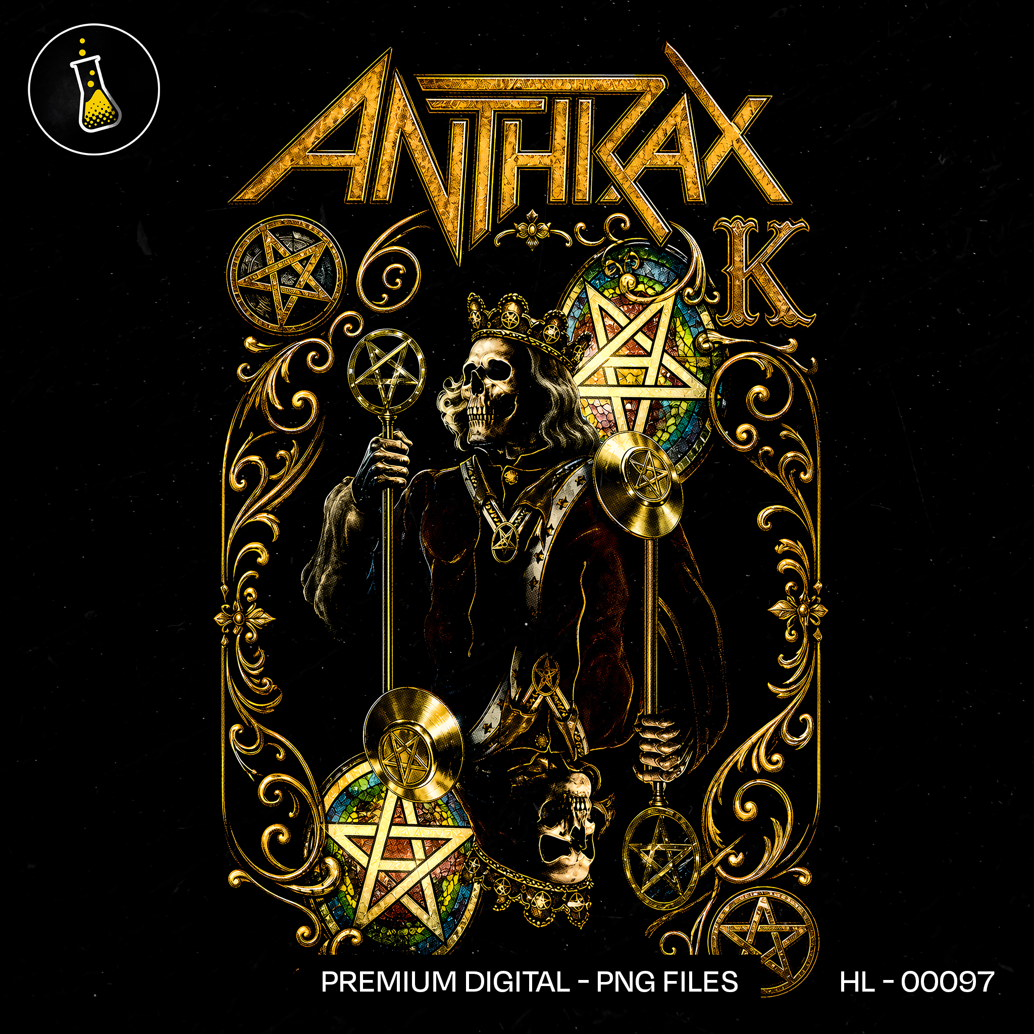 Anthrax King of Pentacles Rock Print