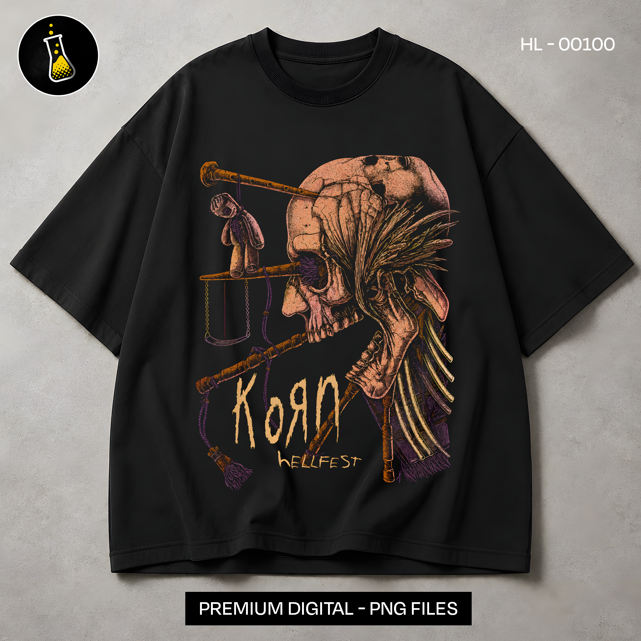 Korn Hellfest Rock Print