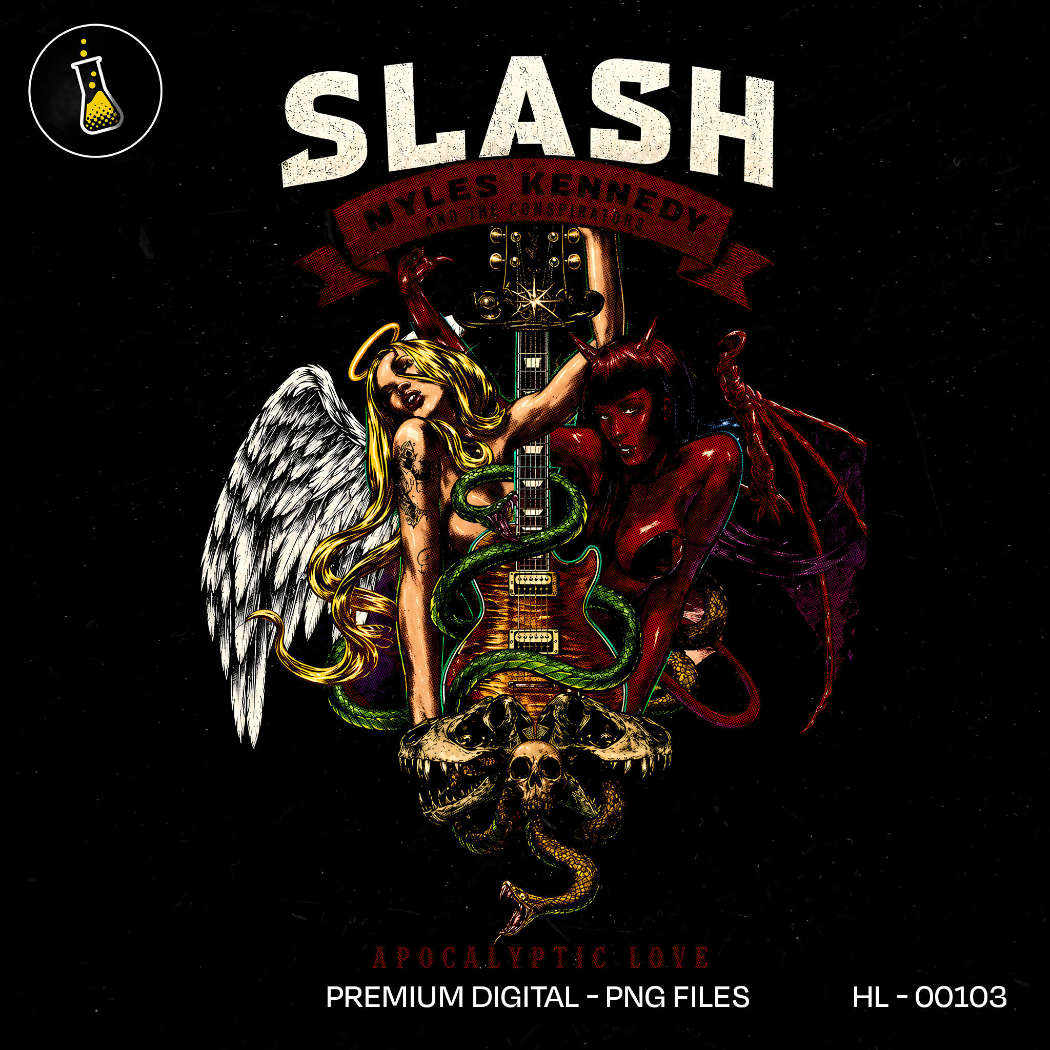 Slash Apocalyptic Love Rock Print