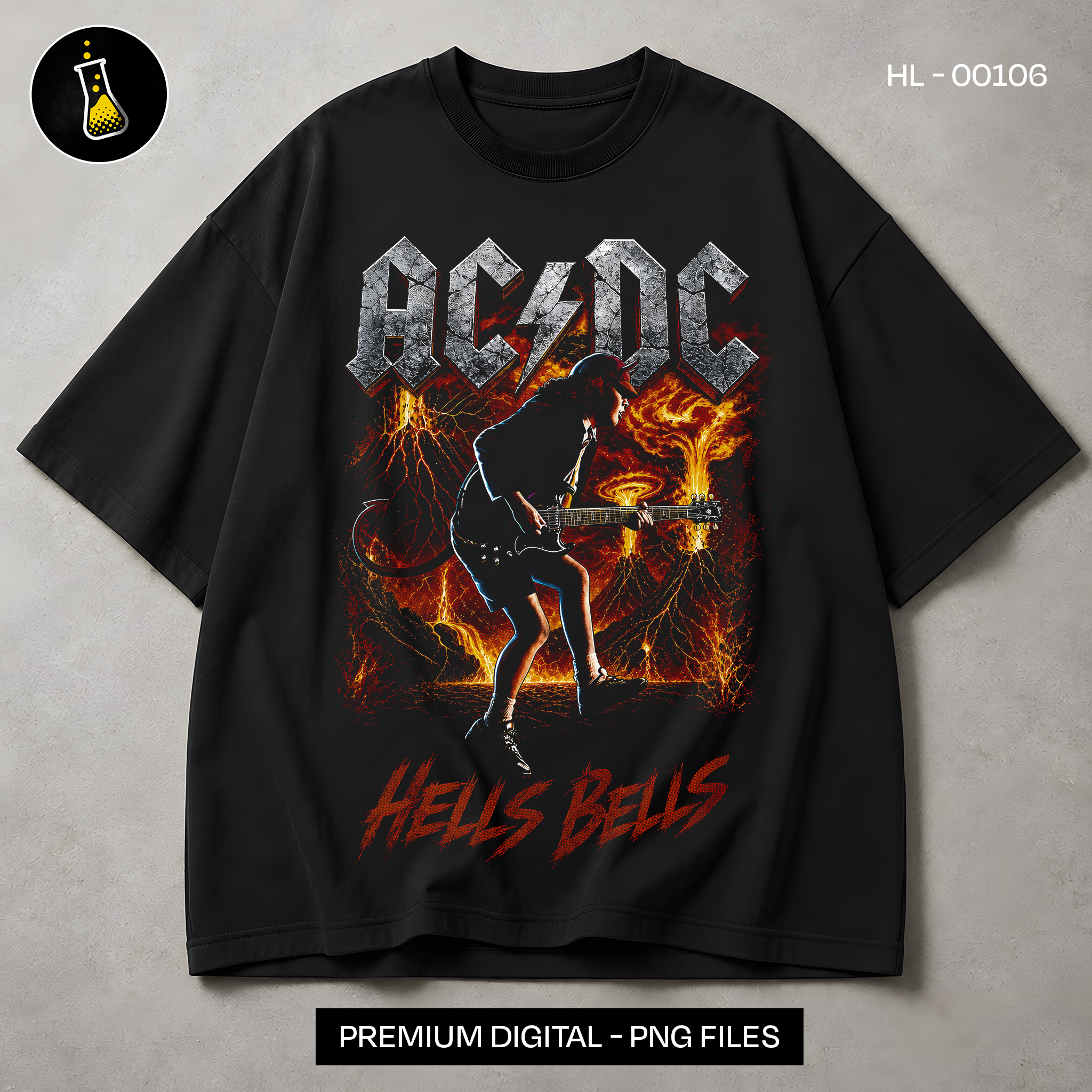 AC/DC Hells Bells Rock Print