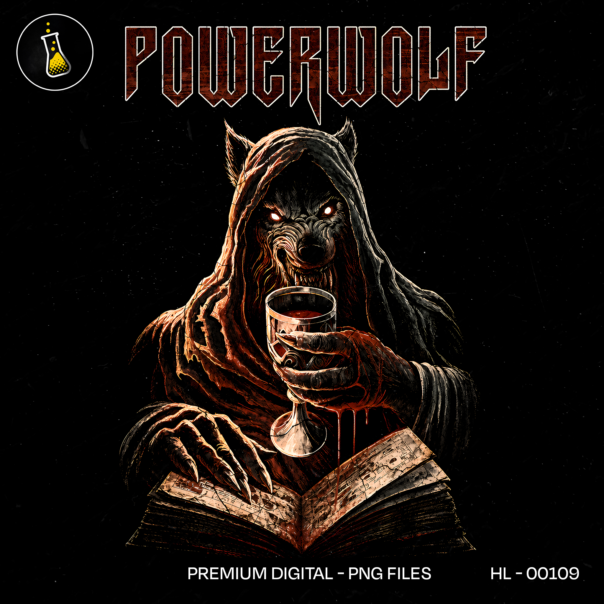 Powerwolf Rock Print