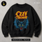 Ozzy Osbourne Blue Bat Rock Print