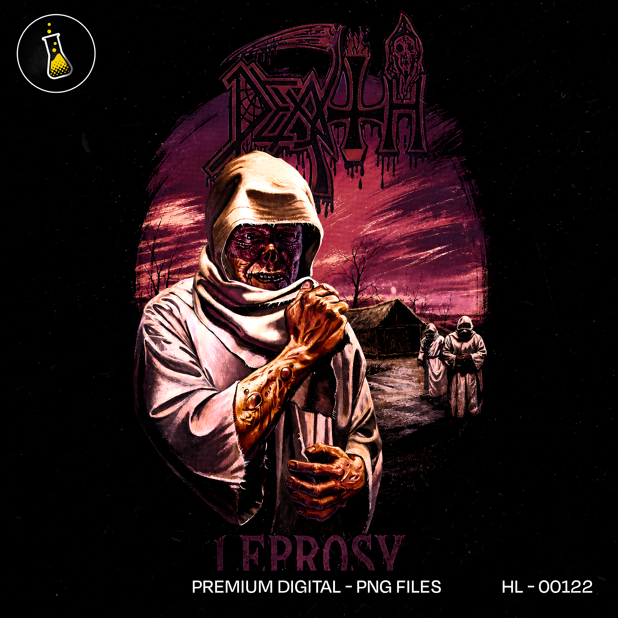Death Leprosy Death Metal Print