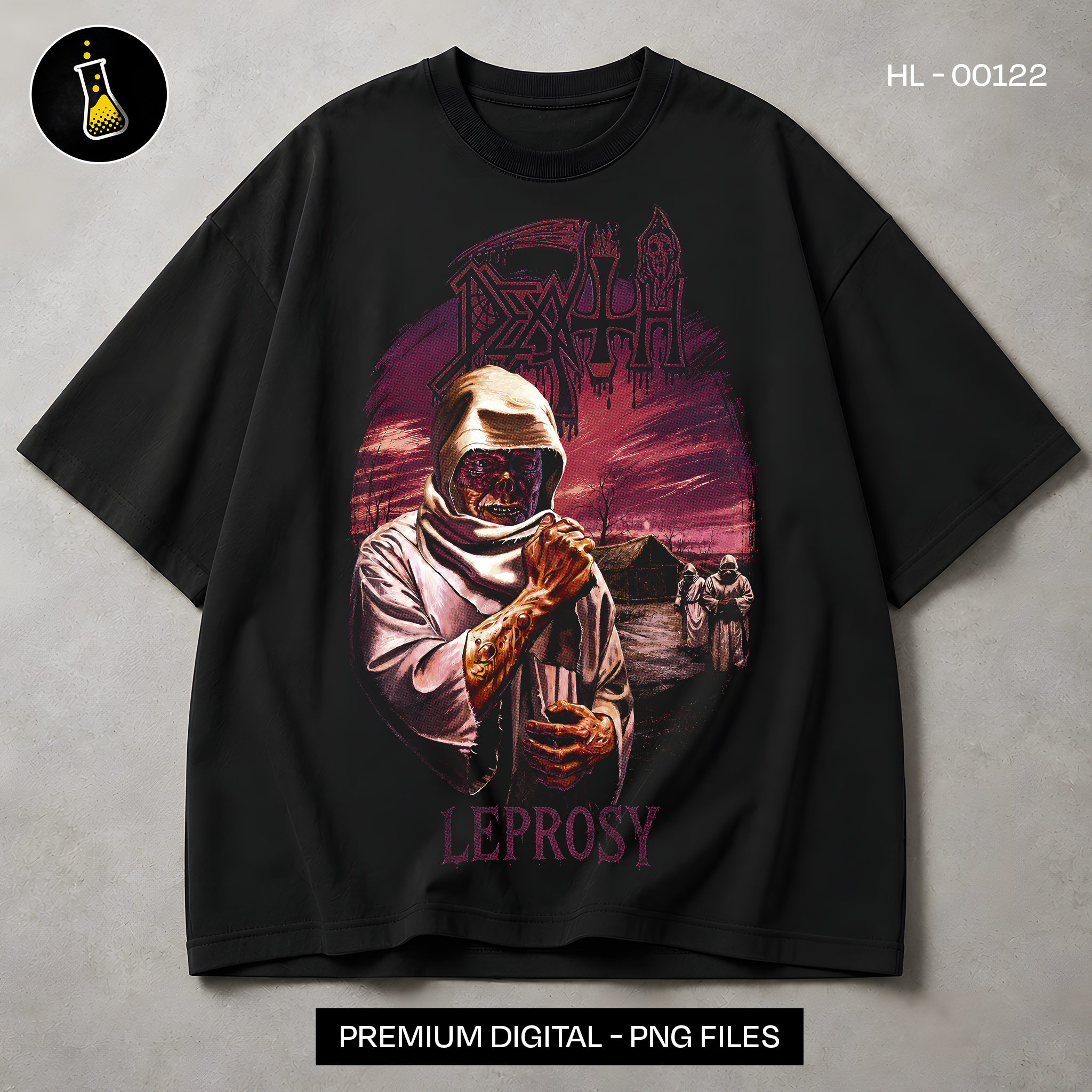 Death Leprosy Death Metal Print