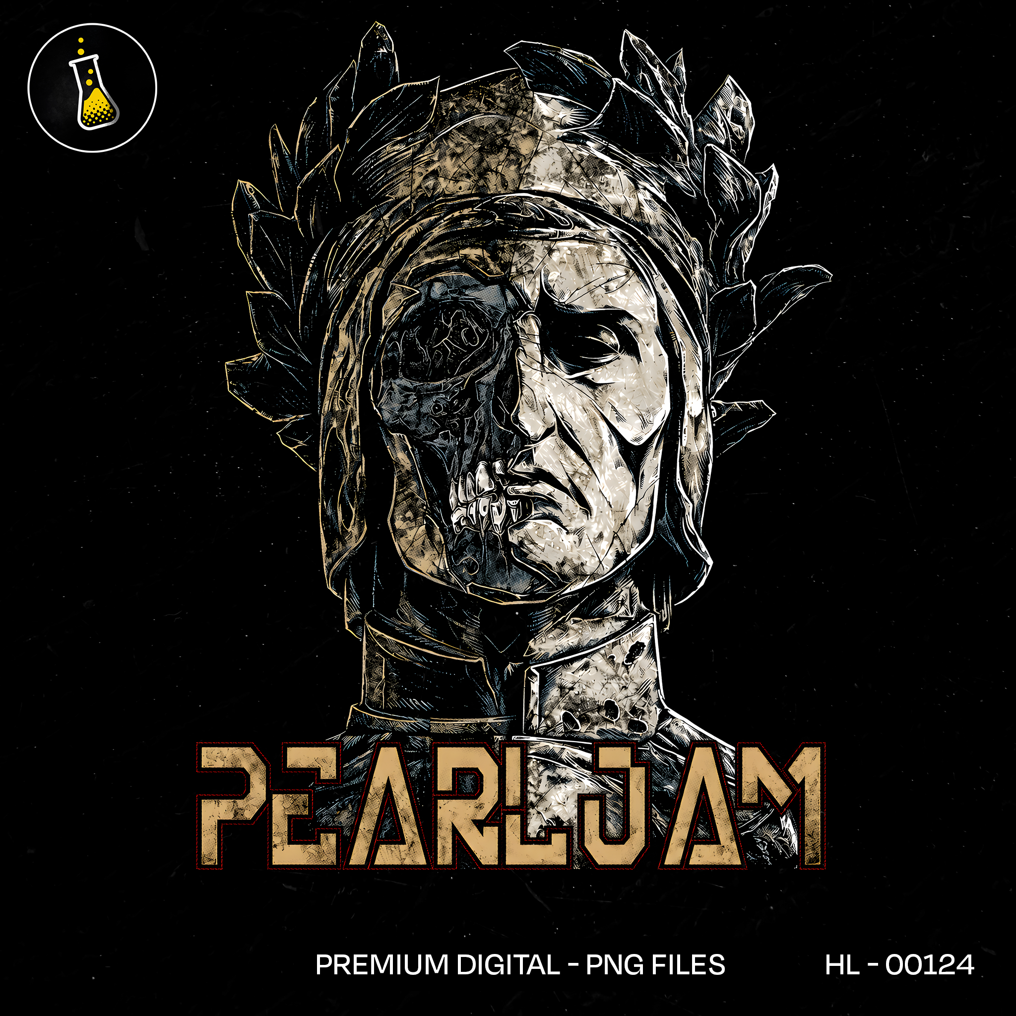 Pearl Jam Grunge Rock Print