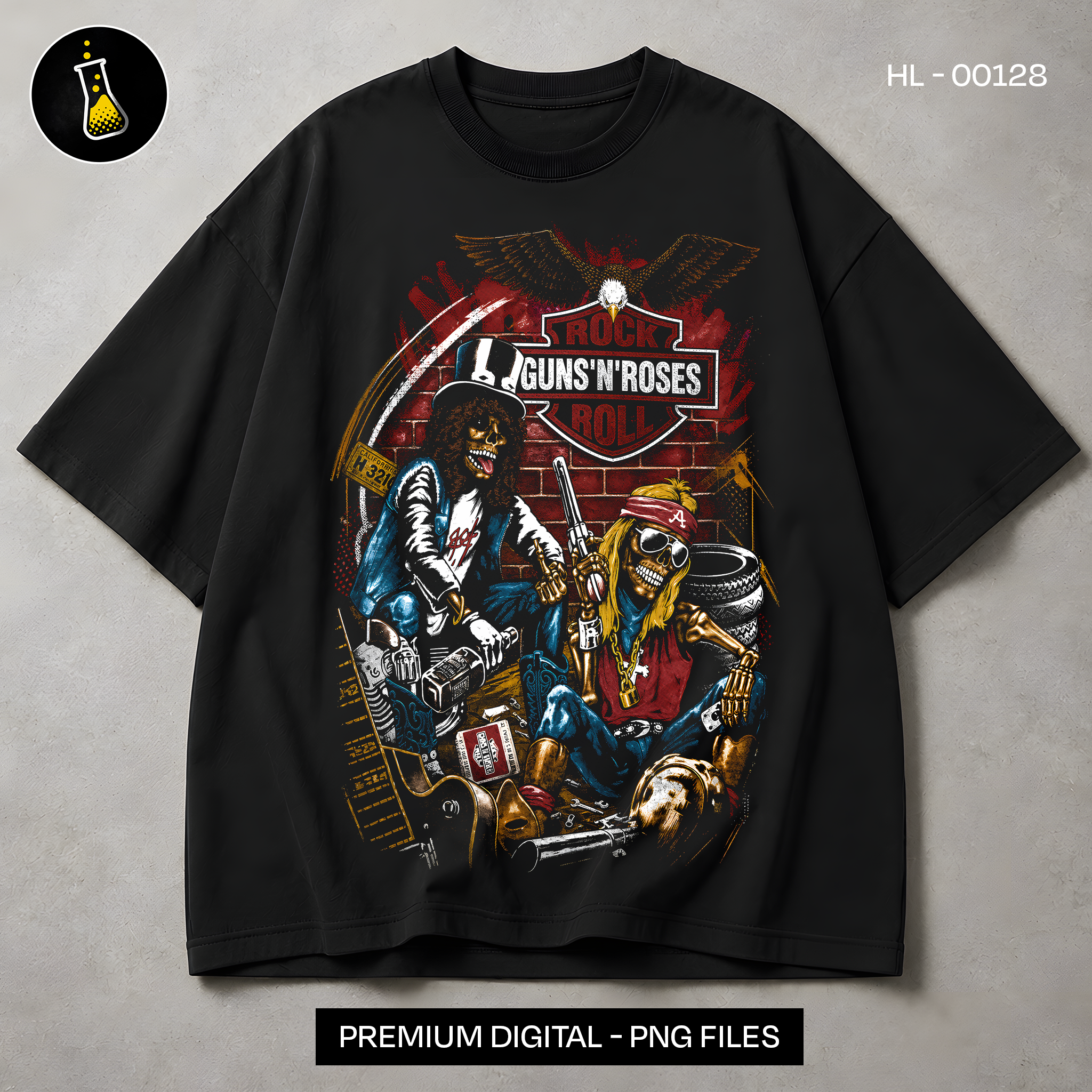 Guns N Roses Rock N Roll Print