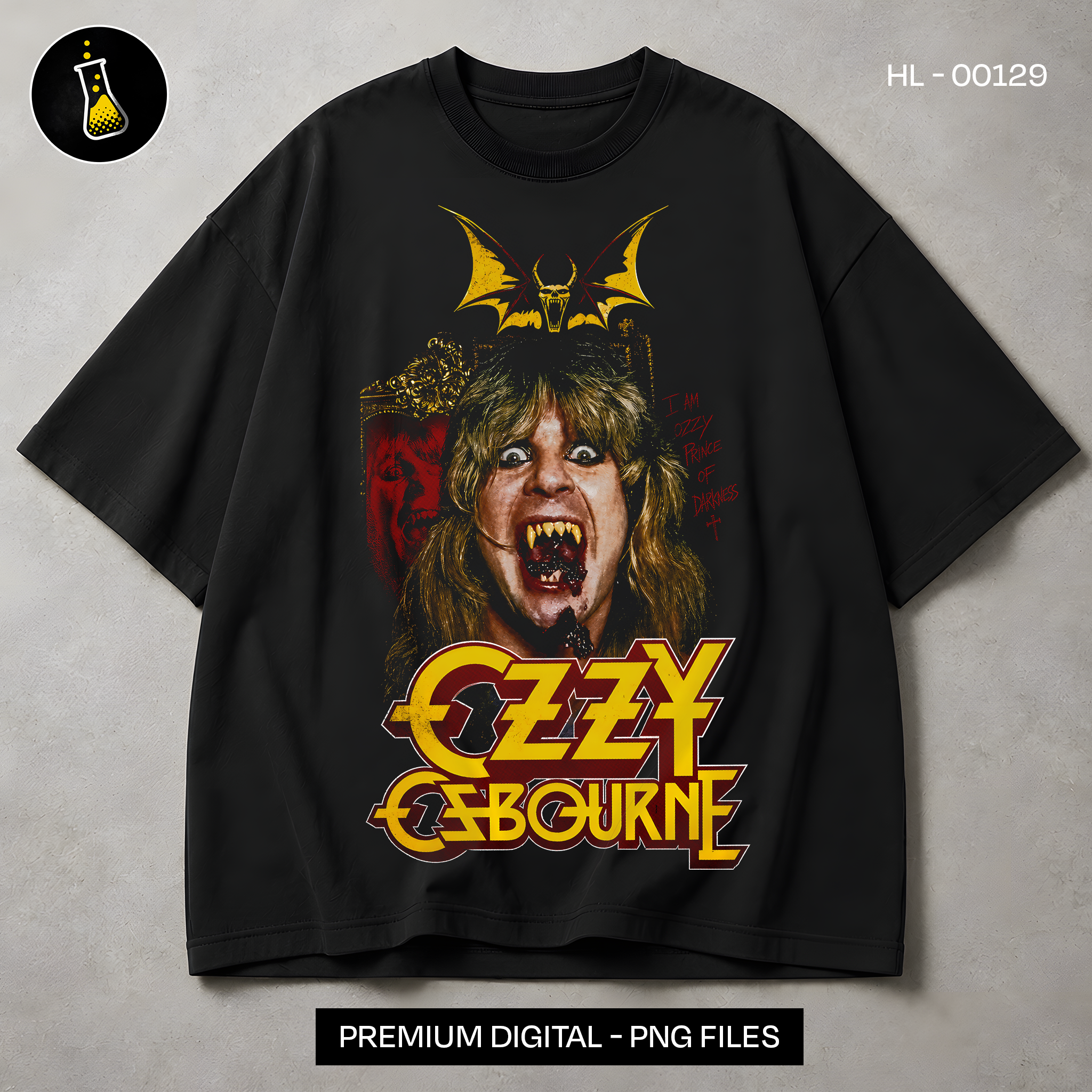 Ozzy Osbourne Prince of Darkness Rock Print