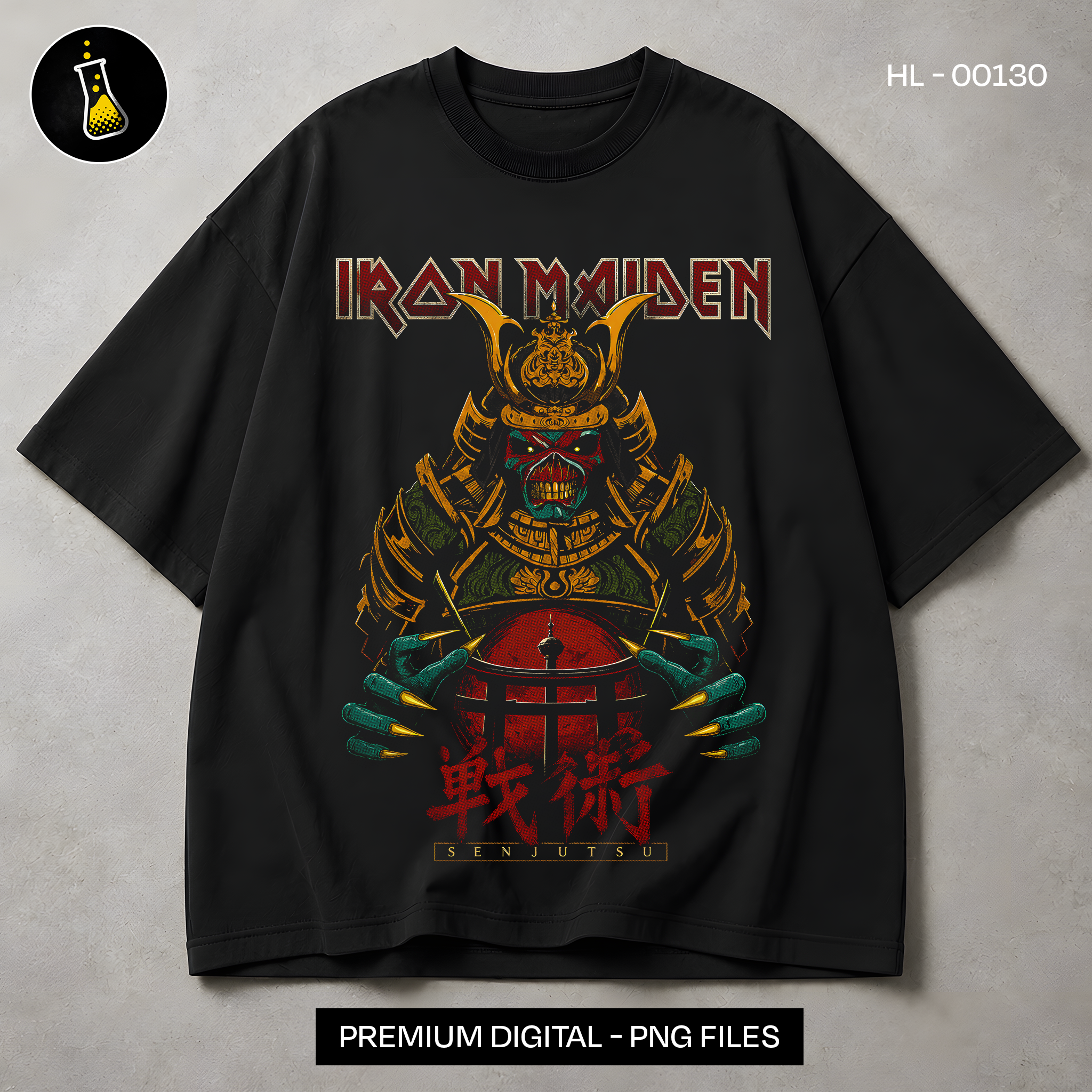 Iron Maiden Senjutsu Samurai Rock Print
