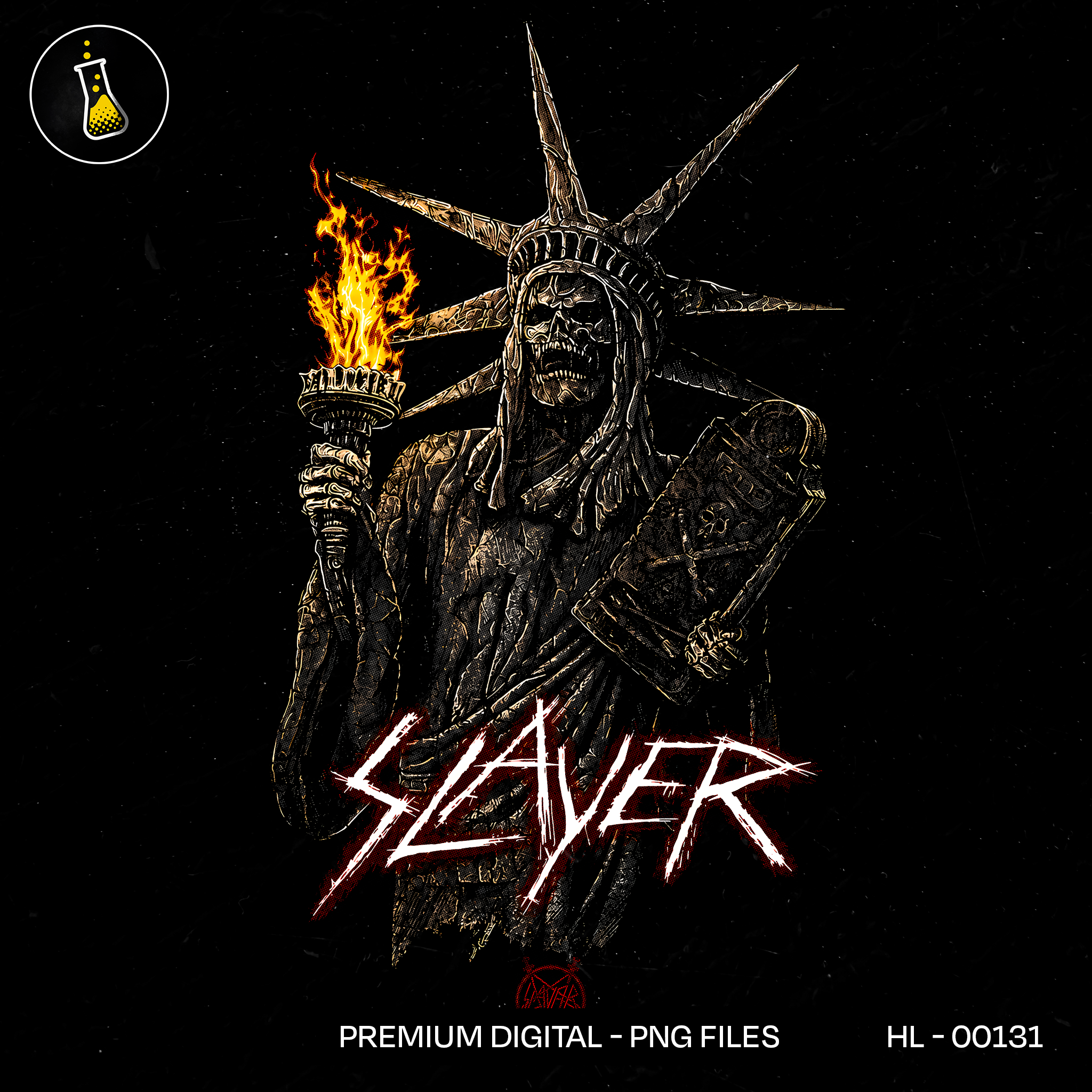Slayer Statue of Liberty Thrash Metal Print