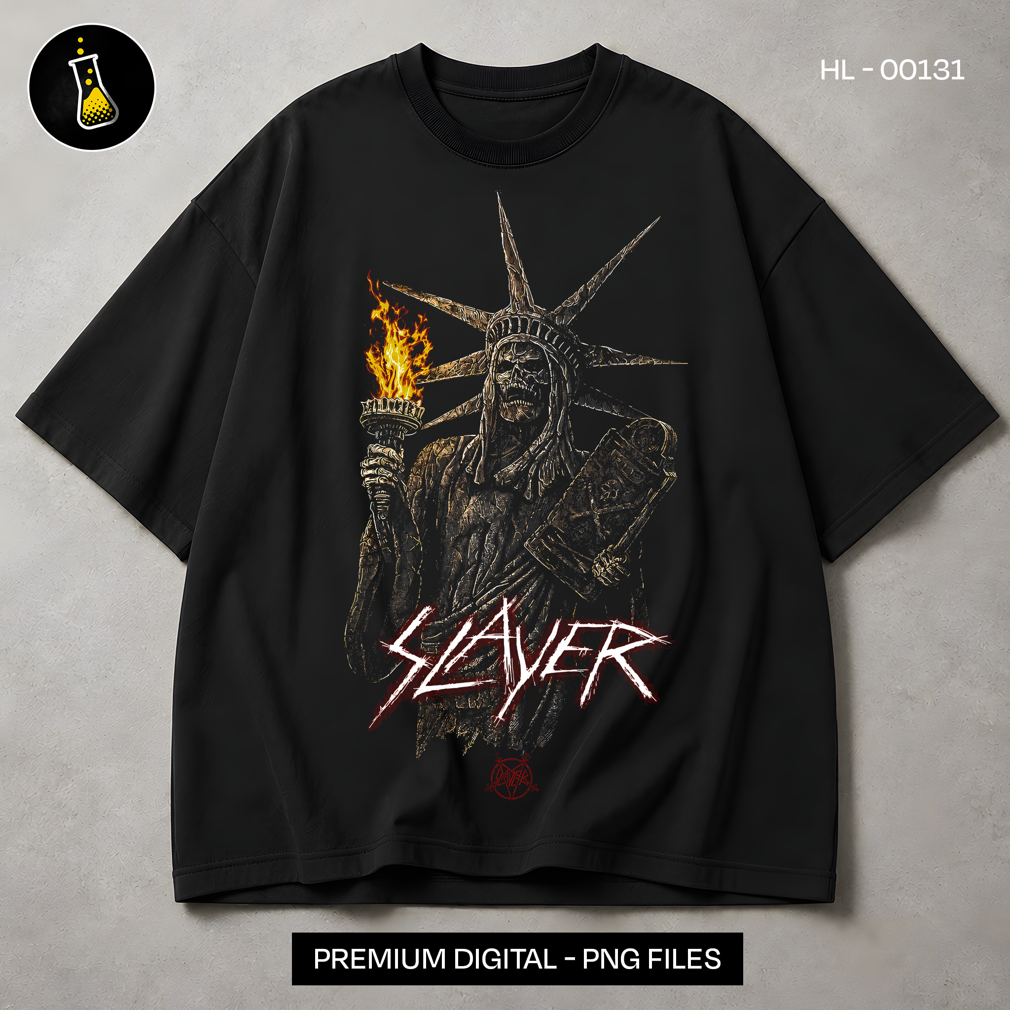 Slayer Statue of Liberty Thrash Metal Print