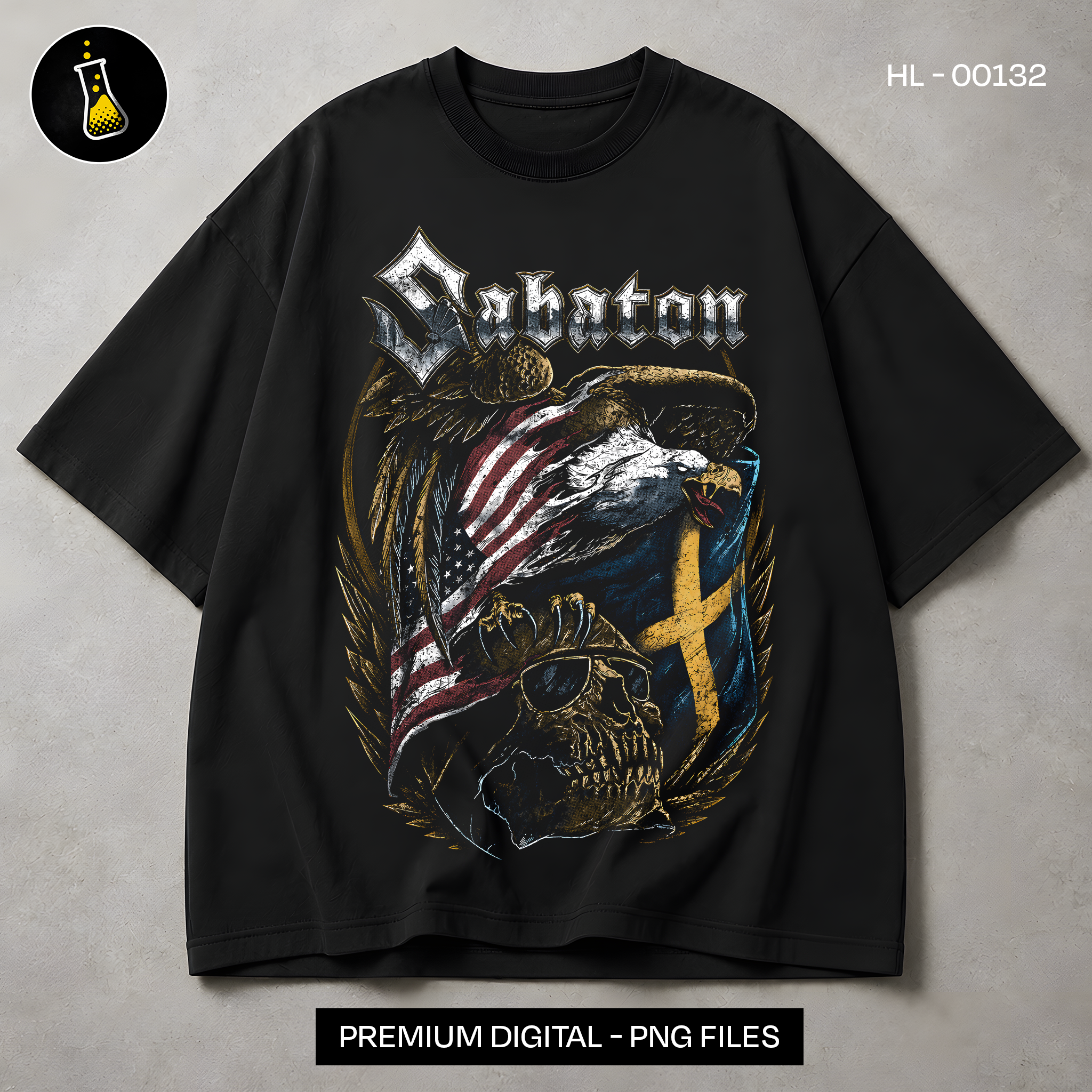 Sabaton Eagle War Metal Print