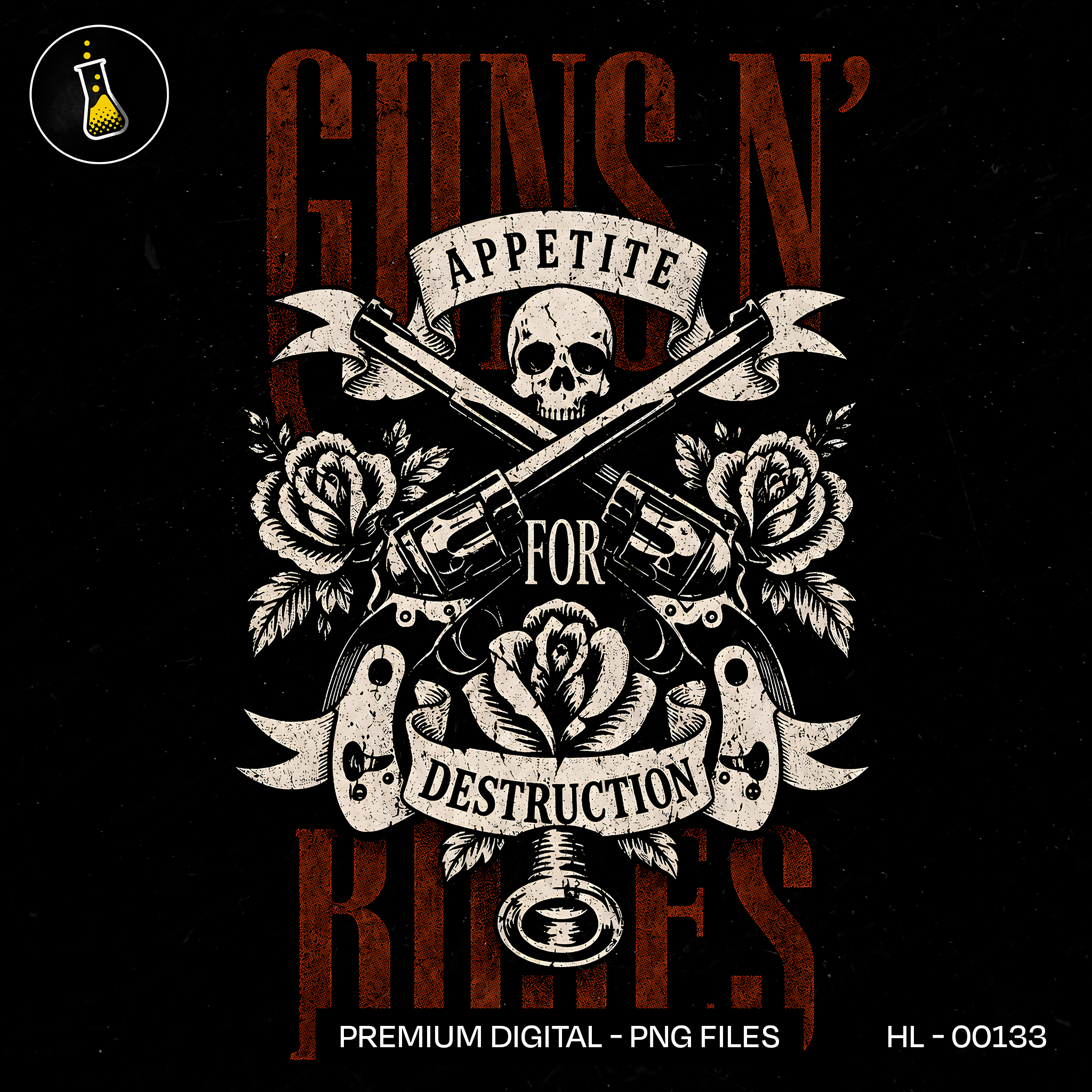 Guns N Roses Appetite for Destruction Rock Print