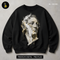 Cracked Classical Bust Gold Drip Streetwear Print