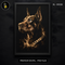 Gold Chain Guard Dog Streetwear Print