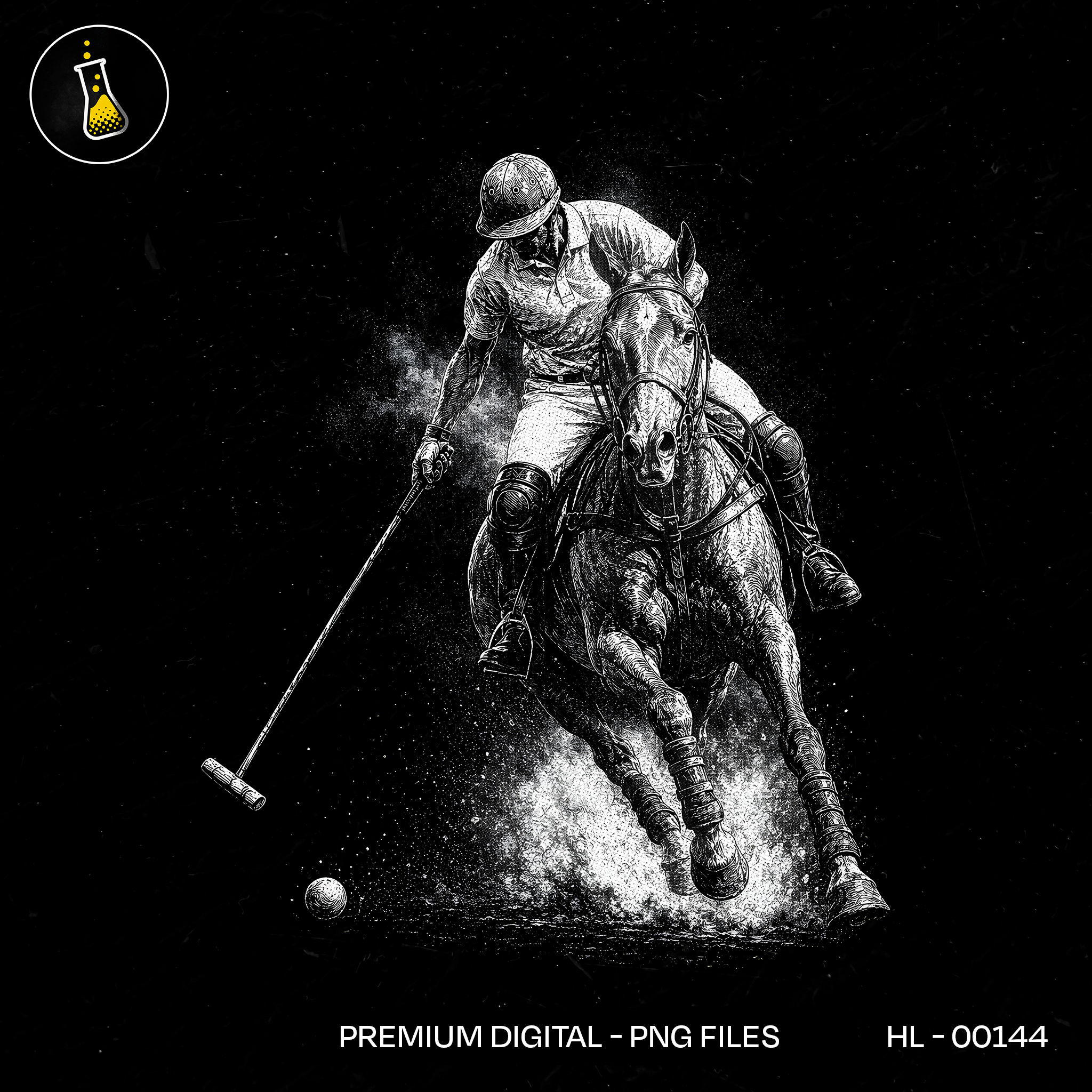 Polo Player Charge Streetwear Print