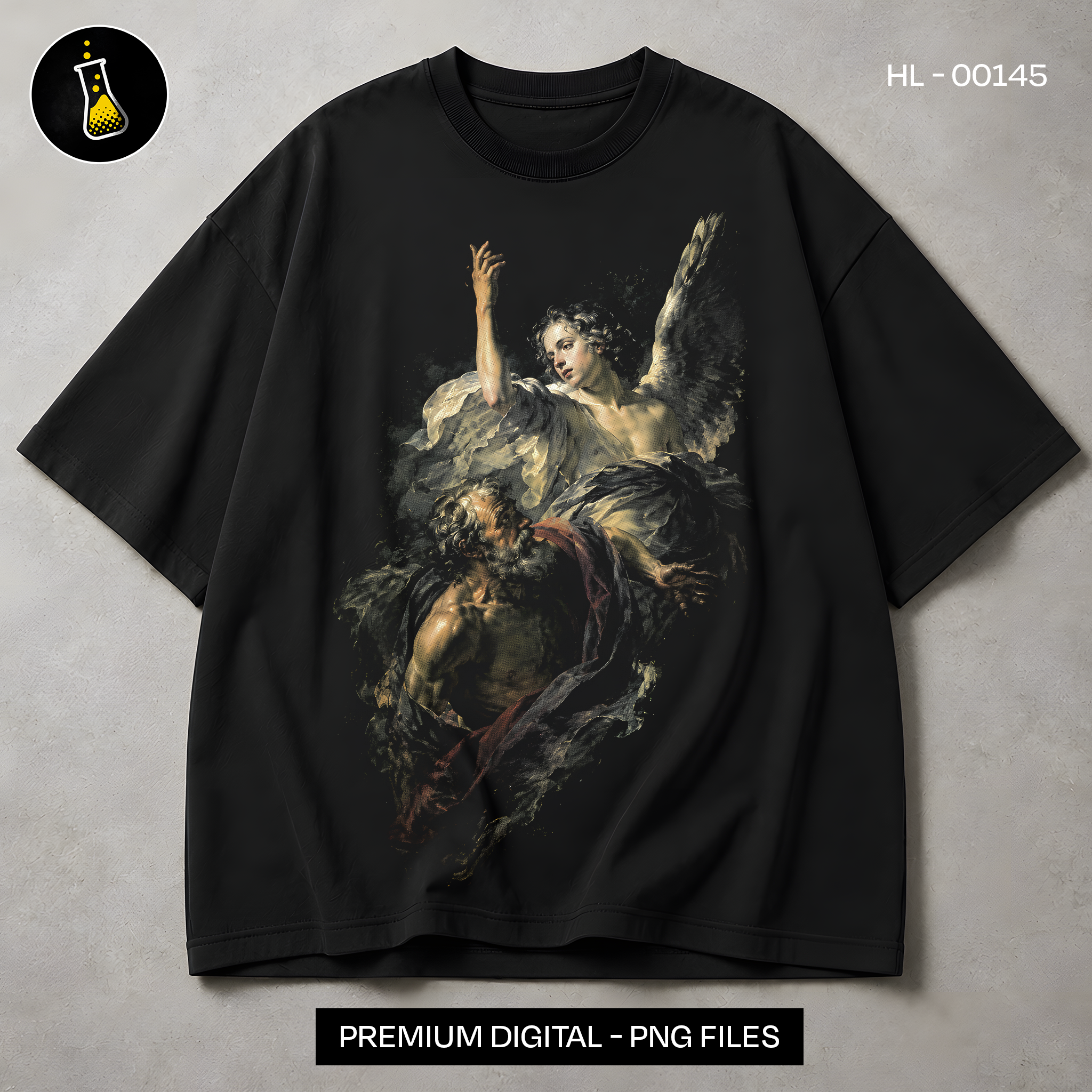 Baroque Angel Ascension Streetwear Print