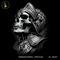 Ornate Silver Skull Knight Streetwear Print