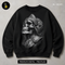 Ornate Silver Skull Knight Streetwear Print