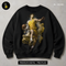 Golden Smoke Basketball Player Streetwear Print