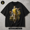 Golden Smoke Basketball Player Streetwear Print